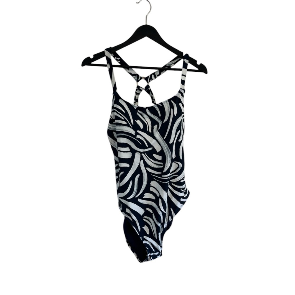 Stylish Black and White Kids One Piece Swimsuit